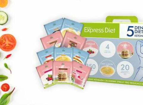 Proteínová ketodiéta Express Diet na chudnutie bez hladovania či zvýšeného pohybu.