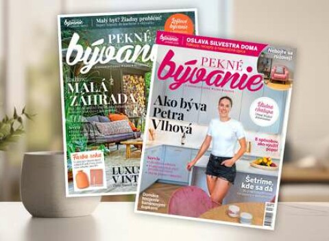 Čítajte a inšpirujte sa časopisom Pekné bývanie po celý rok