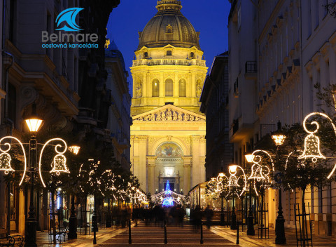 Adventná Budapešť s návštevou Tropikária na 2-dňovom zájazde. Rodinný výlet do Maďarska.