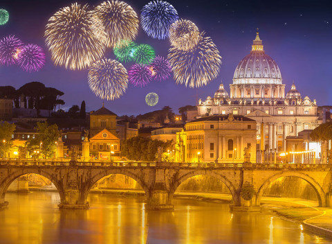 Silvestrovská dovolenka na talianskom polostrove s plnou penziou a výletom do Ríma.