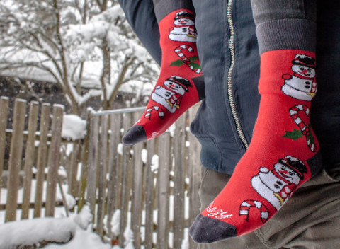 Zábavné bavlnené ponožky Crazy STEP – ideálny darček pre seba a celú rodinu.