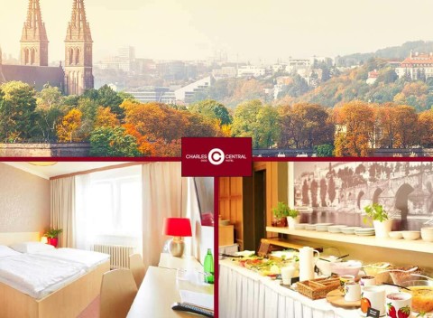 Potulky po najkrajšej metropole strednej Európy. Skvelé 3 dni v Hoteli Charles Central*** Praha.