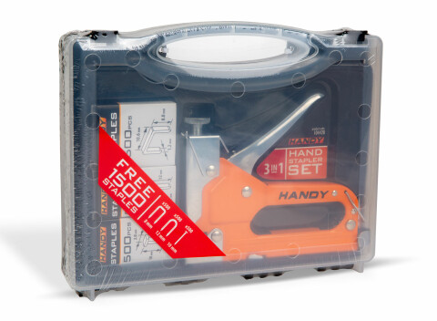 Sada ručnej zošívačky v kufríku - zošívačka + 3 druhy náplní