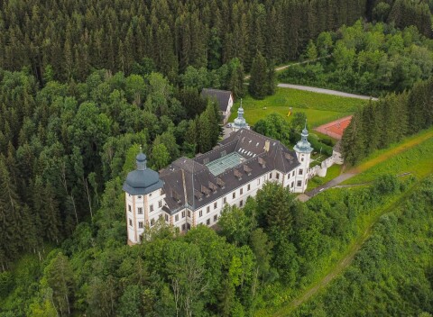 Štajersko na zámku blízko národného parku: Admont v JUFA Hoteli Schloss Röthelstein *** s polpenziou + 2 sauny