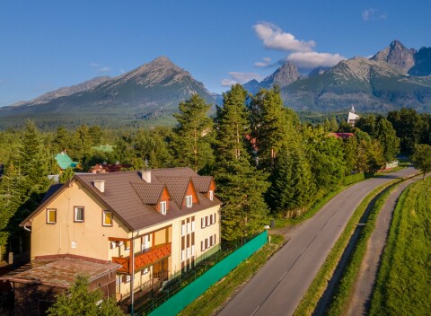 Tatranský národný park: Stará Lesná v Penzióne Bernardín s polpenziou + zľavy na wellness, lanovky a aquaparky