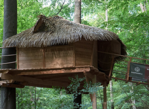 Zimné dobrodružstvo v korunách stromov. Ubytovanie na 1 noc v domčeku na strome pre 2 až 4 osoby.