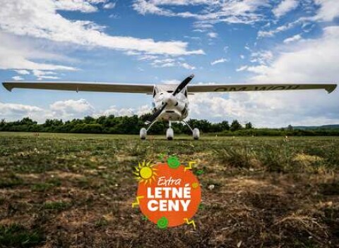 EXTRA CENY: Nezabudnuteľný zážitok s možnosťou pilotovania neďaleko Bratislavy na novom modernom lietadle