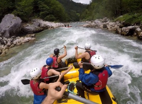 Rafting na rieke Salza v Rakúsku. Raftujte na vlnách zážitkov a skúseností.