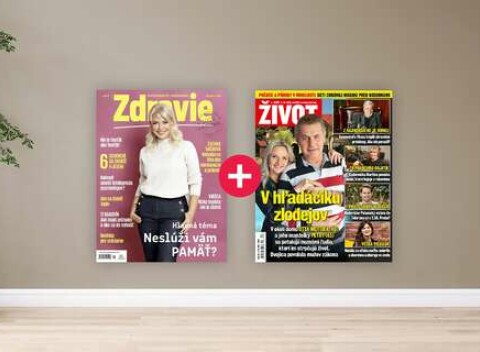 Výhodný predplatiteľský balíček - týždenník ŽIVOT a mesačník ZDRAVIE
