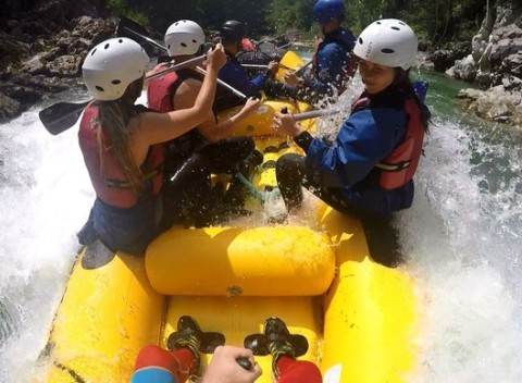 Rafting na rieke Salza v Rakúsku. Raftujte na vlnách zážitkov a skúseností.