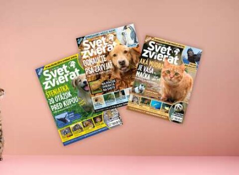 Ročné predplatné - 4 vydania časopisu Svet zvierat