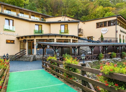 Pobyt v prírode pri meste Visegrád v Patak Park Hoteli s wellness (sauny a vírivka), polpenziou a vyžitím