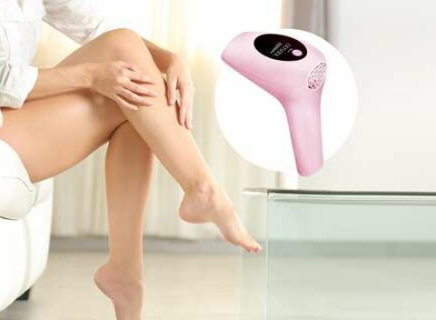 Bezbolestný IPL laserový epilátor pre pokožku hladkú až niekoľko mesiacov