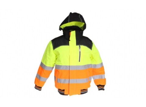 Zimná bunda WINTER PILOT žlto-oranžová vel.XS - farebná zimná bunda