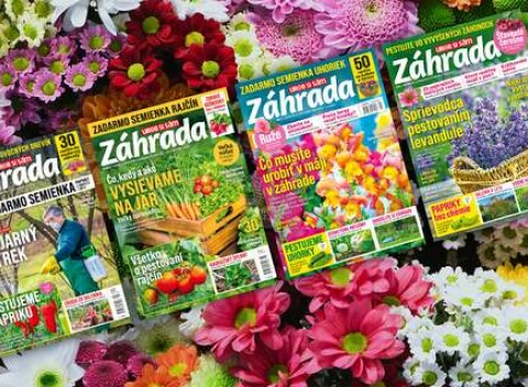 Ročné predplatné inšpiratívneho časopisu Záhrada - Praktický poradca pre každého záhradkára