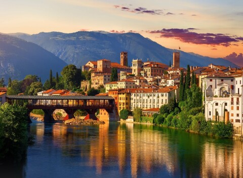 Taliansko pri Benátkach a Verone: Bassano del Grappa v Bonotto Hoteli Belvedere **** s raňajkami formou bufetu