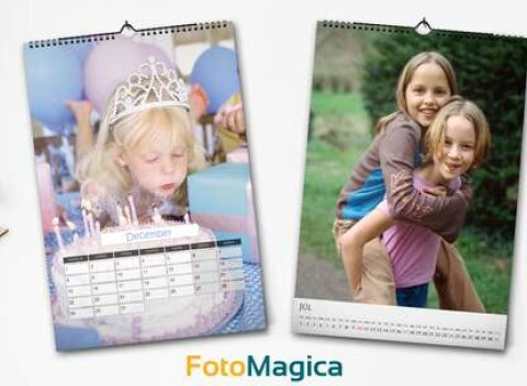 Fotokalendáre 2026 s vlastnými fotkami vo veľkosti A4 alebo A3
