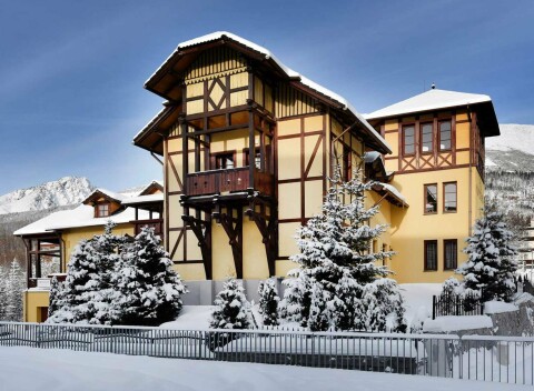 Vysoké Tatry: Starý Smokovec blízko niekoľkých lyžiarskych areálov vo Ville Kunerad *** s bufetovými raňajkami