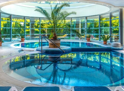 Maďarsko: Luxusný Thermal Hotel Visegrád ****+ s termálnymi kúpeľmi, wellness a polpenziou + dieťa zadarmo