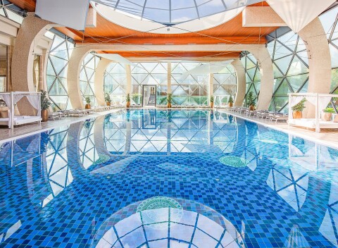 Sárvár: 5* Spirit Hotel Thermal Spa s neobmedzeným termálnym wellness s 22 bazénmi + saunový svet a polpenzia