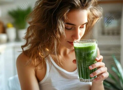 Jačmeň + chlorella + spirulina v jednom nápoji na posilnenie imunitného systému