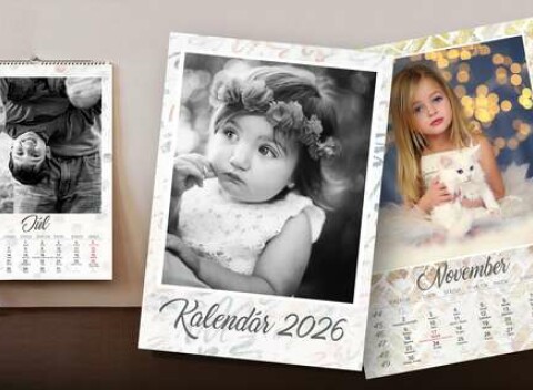 Extra veľký kalendár z vašich fotiek na rok 2026