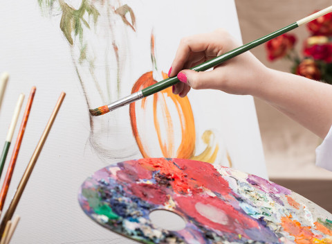 2-dňové kurzy maľby podľa vlastného výberu - olej na plátne, akryl, akvarel, technika suchého pastelu.