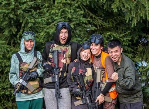 PAINTBALL, AIRSOFT, ARCHERY alebo NERF v Rajeckej Lesnej na Chate Žiar (30 km od Žiliny)