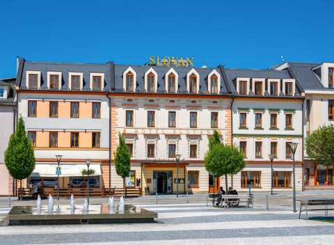 Jeseníky: Pobyt v oceňovanom Hoteli Slovan **** s polpenziou, privátnym vstupom do sauny a welcome drinkom
