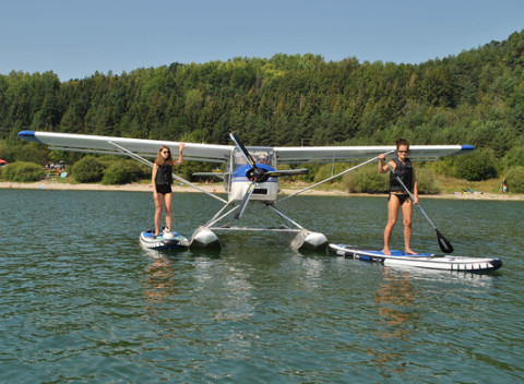 Prenájom paddleboardu s výstrojom a inštruktážou na 2 hodiny na Liptovskej Mare.