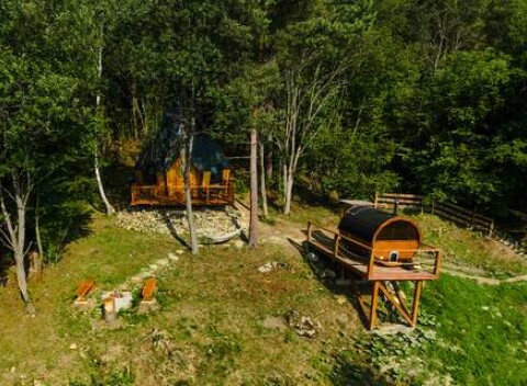 Luxusný únik do prírody v Diamond Cabin Orava s raňajkami a fínskou saunou