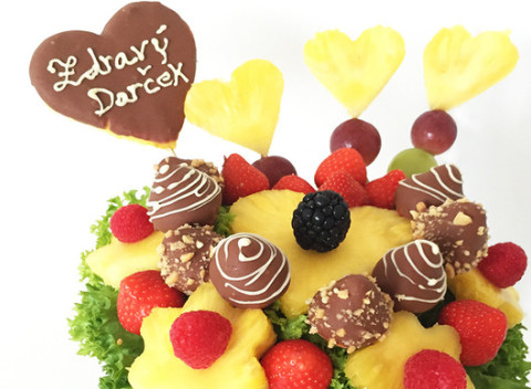 Zdravé ovocné kytice alebo ovocná bonboniéra ...a nielen zdravé, ale aj krásne a chutné!