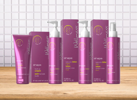 Luxusná kozmetika Wellmaxx Shape na formovanie postavy, redukciu celulitídy, strií a tuku.