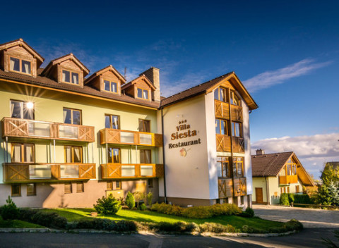 Neobmedzený wellness pobyt v hoteli Villa Siesta*** s polpenziou a masážou.