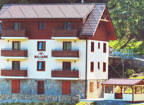 Oddych na severnej stranke Chopka priamo na zjazdovke v apartmánoch Maliarik.