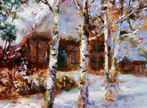 5-dňový kurz maľovania akrylom pre začiatočníkov a mierne pokročilých.