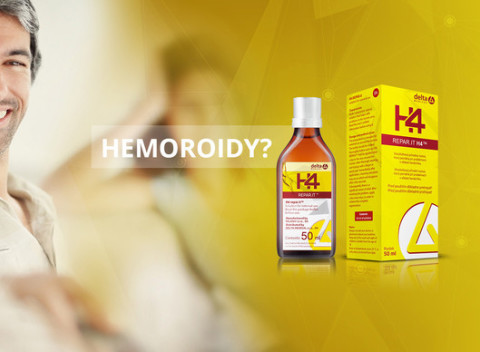 Zbavte sa hemoroidov vďaka H4 REPAR.IT™ -  prírodný patentovaný produkt.