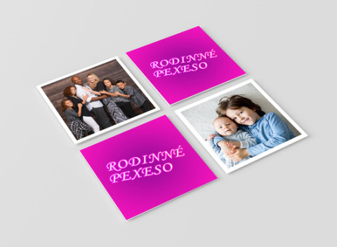 Rodinné pexeso alebo fotomagnetky z vlastných fotografií. Krásny a trvalý darček.