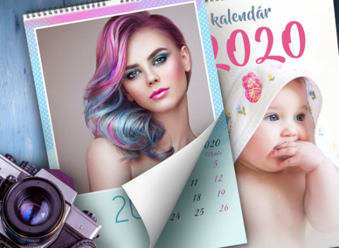 Nástenný fotokalendár s jednoduchou online editáciou fotografií, ktorú zvládne úplne každý.