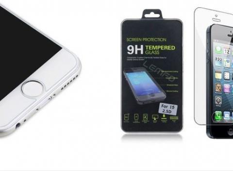 Ochrana pre váš telefón Tvrdené sklo s utierkou pre iPhone