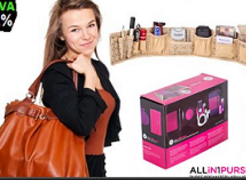 Organizér do kabelky Konečne nebudete márniť čas hľadaním vecí