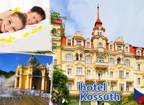 Krásne dni plné wellness Mariánske Lázne v Hoteli Kossuth*** s polpenziou 