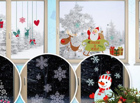 Krásne vianočné samolepky Navoďte si doma romantickú atmosféru Vianoc 