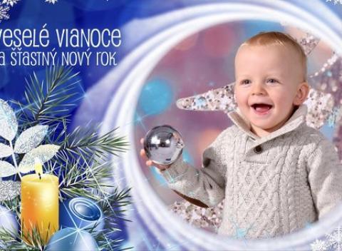 Magnetky z vlastnej fotky Darujte sebe a svojim známym vianočný pozdrav 