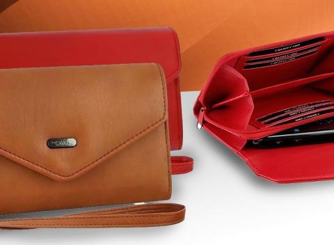 Elegantný dámsky doplnok Peňaženka s puzdrom na mobil a na doklady 