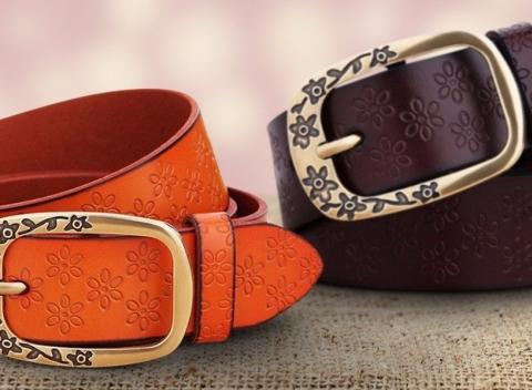 Vyberte si podľa vkusu Skvelé 2 druhy dámskych opaskov z pravej kože