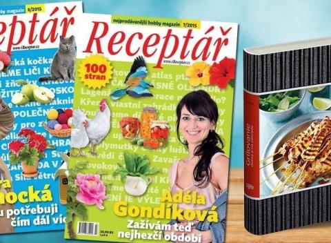 Skvelý časopis Receptář Špeciál a kuchárka plná receptov na gril