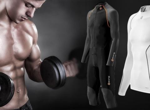 Skvelé treningové vybavenie Športové kompresné spodné prádlo SKINS