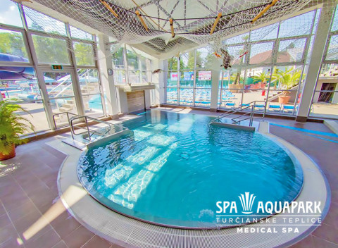 Turčianske Teplice v penzióne so vstupom do aquaparku a polpenziou, tiež cez Vianoce a Veľkú noc.