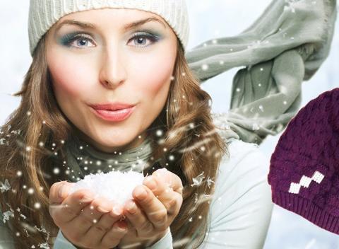 Chráňte sa pred zimou Čiapka s kožušinovým brmbolcom